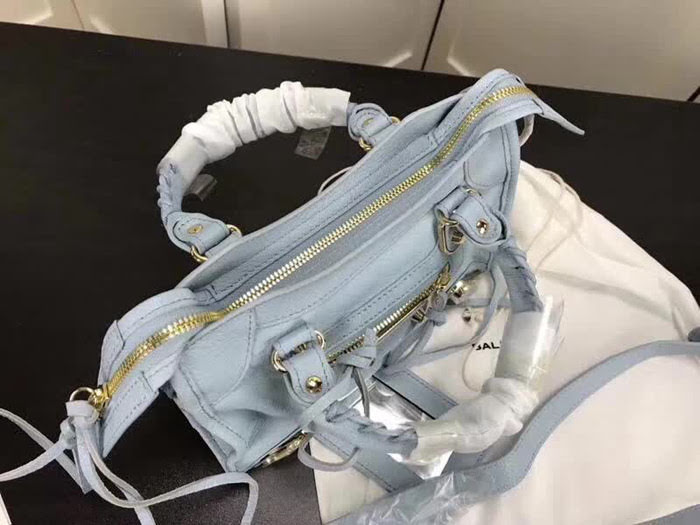 BALENCIAG巴黎世家 經典機車 原版山羊皮 包邊五金款 手提肩背斜挎包  BL1439